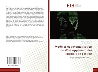 Modèles et automatisation du développement des logiciels de gestion: Projet de recherche MVC-CD